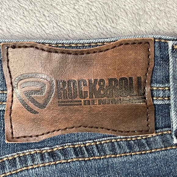 Rock & Roll Cowboy Double‎ Barrel Relaxed Straight Denim Jeans 30 x 30 Western - Picture 8 of 13